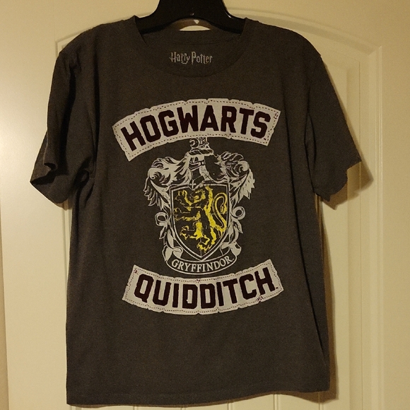 Warner Bros. Other - Warner Bros. Gryffindor Quidditch Kids T-Shirt - Gray Size Large
